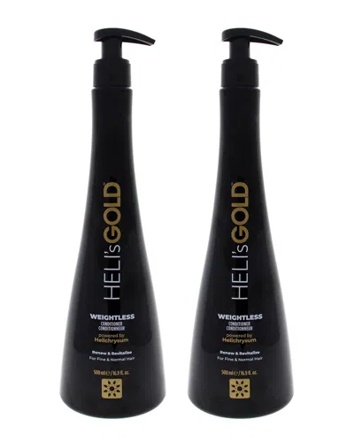 Heli's Gold 16.9oz Weightless Conditioner Pack Of 2