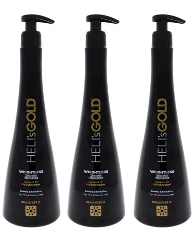 Heli's Gold Helis Gold 16.9oz Weightless Conditioner Pack Of 3