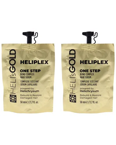Heli's Gold 1.7oz Heliplex One Step Hair Serum Pack Of 2