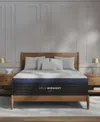 Helix Brooklyn Bedding  Midnight Luxe 13.5" Medium Firm Euro Pillow Top Mattress In A Box In Transparent