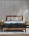 Helix Brooklyn Bedding  Sunset Luxe 13.5" Soft Euro Pillow Top Mattress In A Box In Transparent