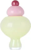 Helle Mardahl Beige & Pink 'the Mega' Jar In Cherry Jam & Popcorn