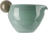 Helle Mardahl Green & Brown 'the Jug Mini' Creamer In Chocolate & Mint