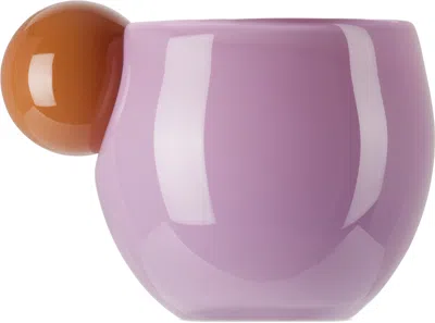 Helle Mardahl Purple & Orange 'the Cup Medi' Mug