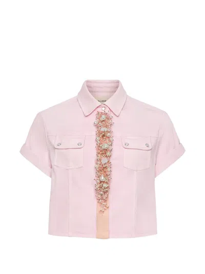 Hellessy Bella Pearl-embellished Jacket In Pink