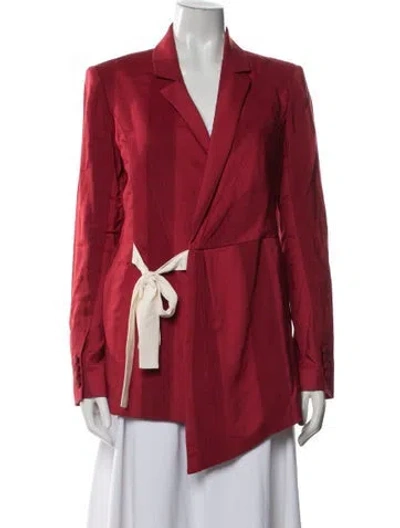 Pre-owned Hellessy Blazer In Red