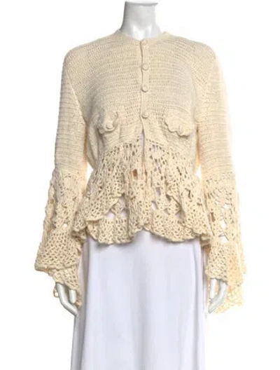 Pre-owned Hellessy Crew Neck Sweater In Neutral