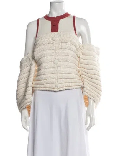 Pre-owned Hellessy Crew Neck Sweater In Neutrals