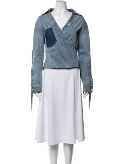 Pre-owned Hellessy Denim Jacket In Blue