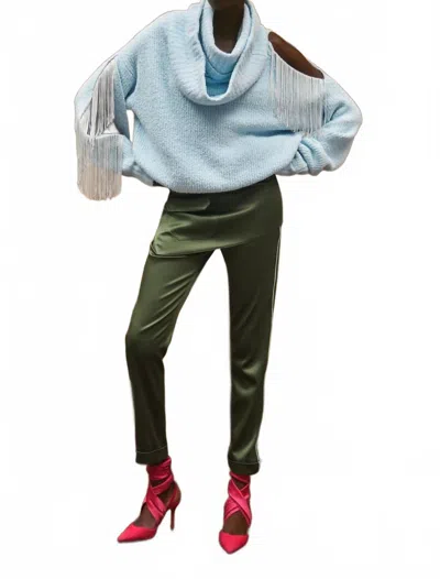 Hellessy Flash Shaw Turtleneck Sweater In Sky Blue