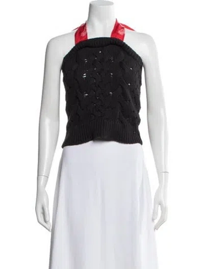 Pre-owned Hellessy Halterneck Sweater In Multi