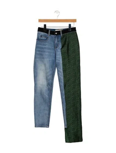 Pre-owned Hellessy High-rise Skinny Leg Jeans In Blue