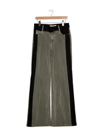 Pre-owned Hellessy High-rise Wide Leg Jeans W/ Tags In Green