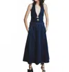 Hellessy Kika Denim Dress In Dark Wash In Blue