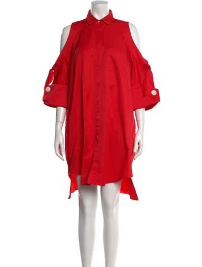 Pre-owned Hellessy Knee-length Dress In Red