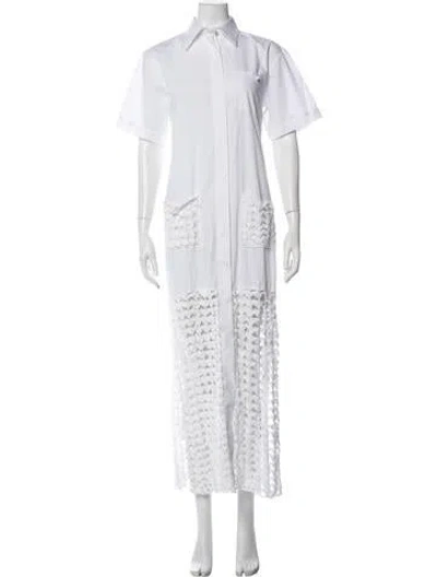 Pre-owned Hellessy Long Dress In White