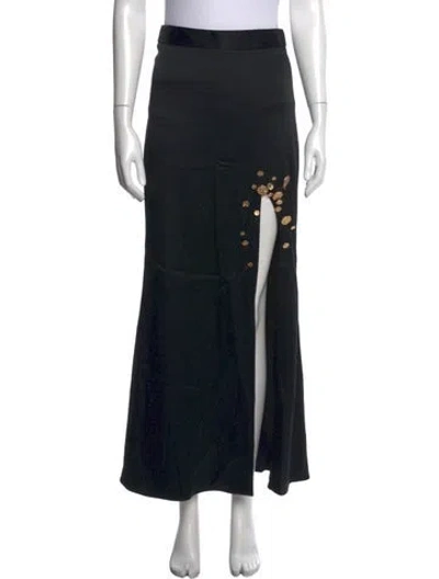 Pre-owned Hellessy Long Skirt W/ Tags In Black/blue
