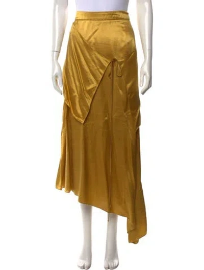 Pre-owned Hellessy Long Skirt In Yellow
