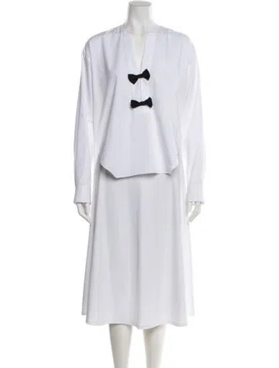 Pre-owned Hellessy Long Sleeve Top W/ Tags In White