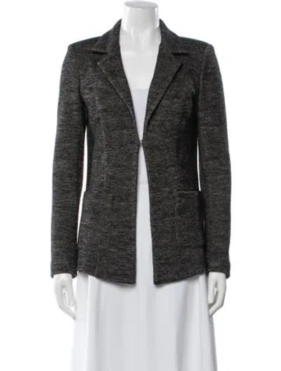 Pre-owned Hellessy Merino Wool Blazer In Gray