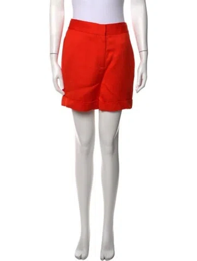 Pre-owned Hellessy Mini Shorts In Orange