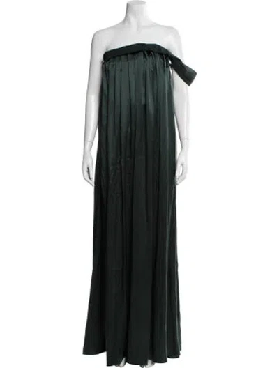 Pre-owned Hellessy Off-the-shoulder Jumpsuit In Green