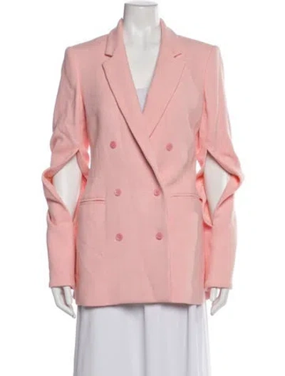 Pre-owned Hellessy Printed Blazer In Pink