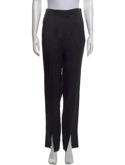 Pre-owned Hellessy Straight Leg Pants In Black