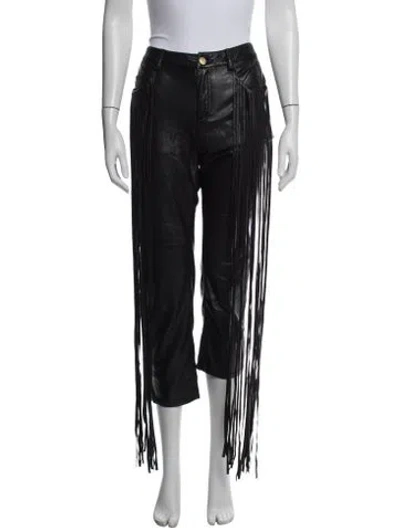 Pre-owned Hellessy Straight Leg Pants In Black