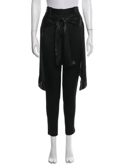 Pre-owned Hellessy Straight Leg Pants In Black