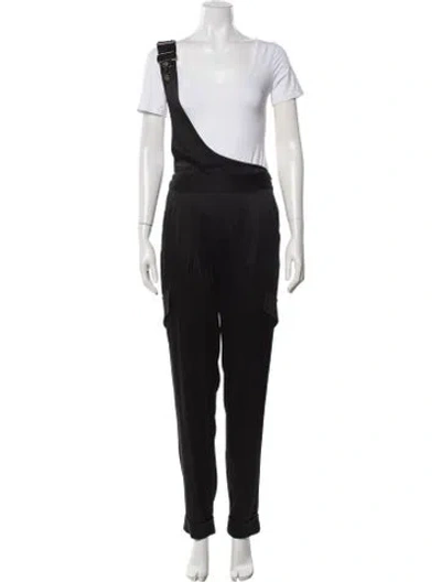 Pre-owned Hellessy Straight Leg Pants In Black