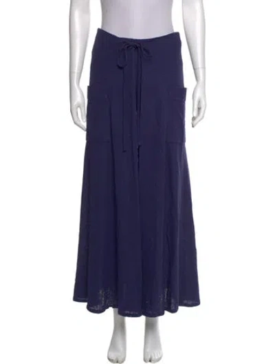 Pre-owned Hellessy Straight Leg Pants In Blue