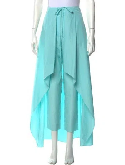 Pre-owned Hellessy Straight Leg Pants In Blue