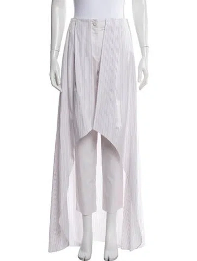 Pre-owned Hellessy Striped Wide Leg Pants In Multicolor