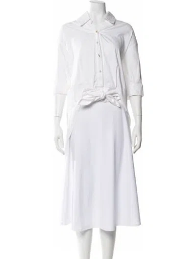 Pre-owned Hellessy Three-quarter Sleeve Crop Top In Neutral