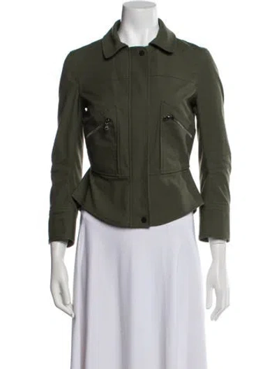 Pre-owned Hellessy Utility Jacket In Green