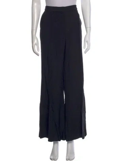 Pre-owned Hellessy Wide Leg Pants In Black