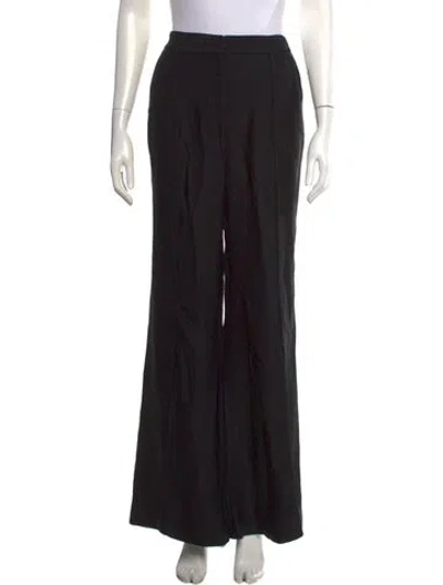 Pre-owned Hellessy Wide Leg Pants In Black