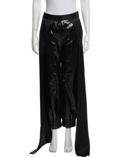 Pre-owned Hellessy Wide Leg Pants In Black