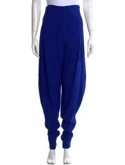 Pre-owned Hellessy Wide Leg Pants In Blue