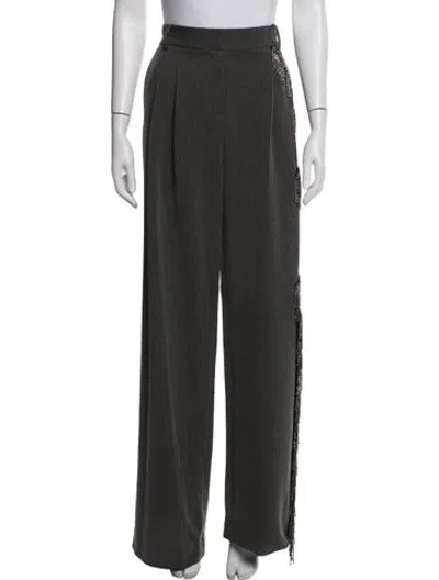 Pre-owned Hellessy Wide Leg Pants In Grey