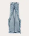 HELLESSY WOMEN'S BARTLETT FEATHERED JEANS