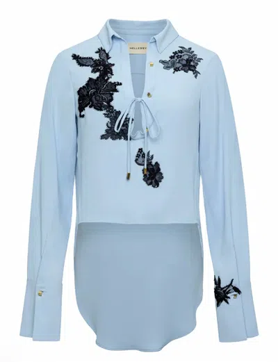 Hellessy Women's Eve Blouse In Baby Blue