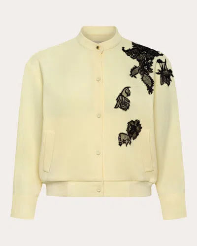 Hellessy Women's Lazlo Lace Crepe Cinched Blouse In Multi