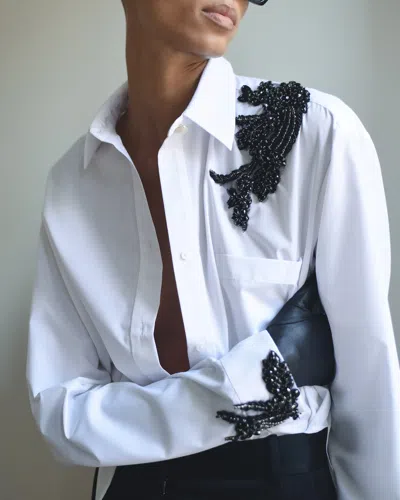 Hellessy Women's Milo Embellished Shirt In White