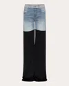 HELLESSY WOMEN'S NEVILLE SATIN CONTRAST JEANS