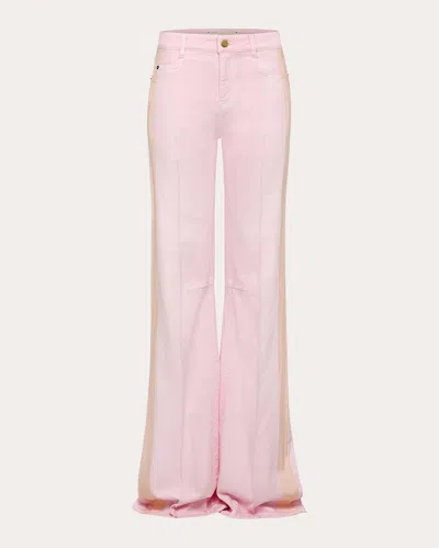 Hellessy Women's Roze Grosgrain Tuxedo Jeans In Pink