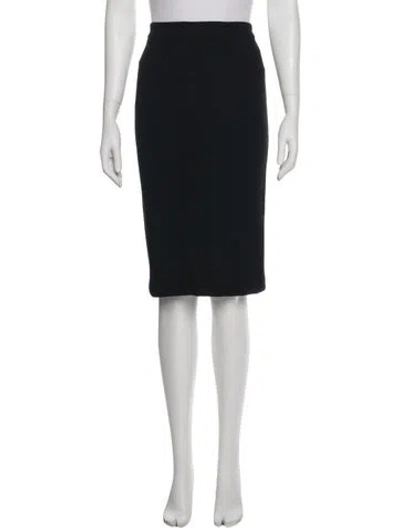 Pre-owned Hellessy Wool Knee-length Skirt In Green