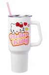 Hello Kitty 40-ounce Straw Tumbler In White