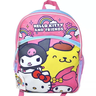 Hello Kitty Kids' And Friends 16" Backpack With Front Pocket Cute Character Print In Multi